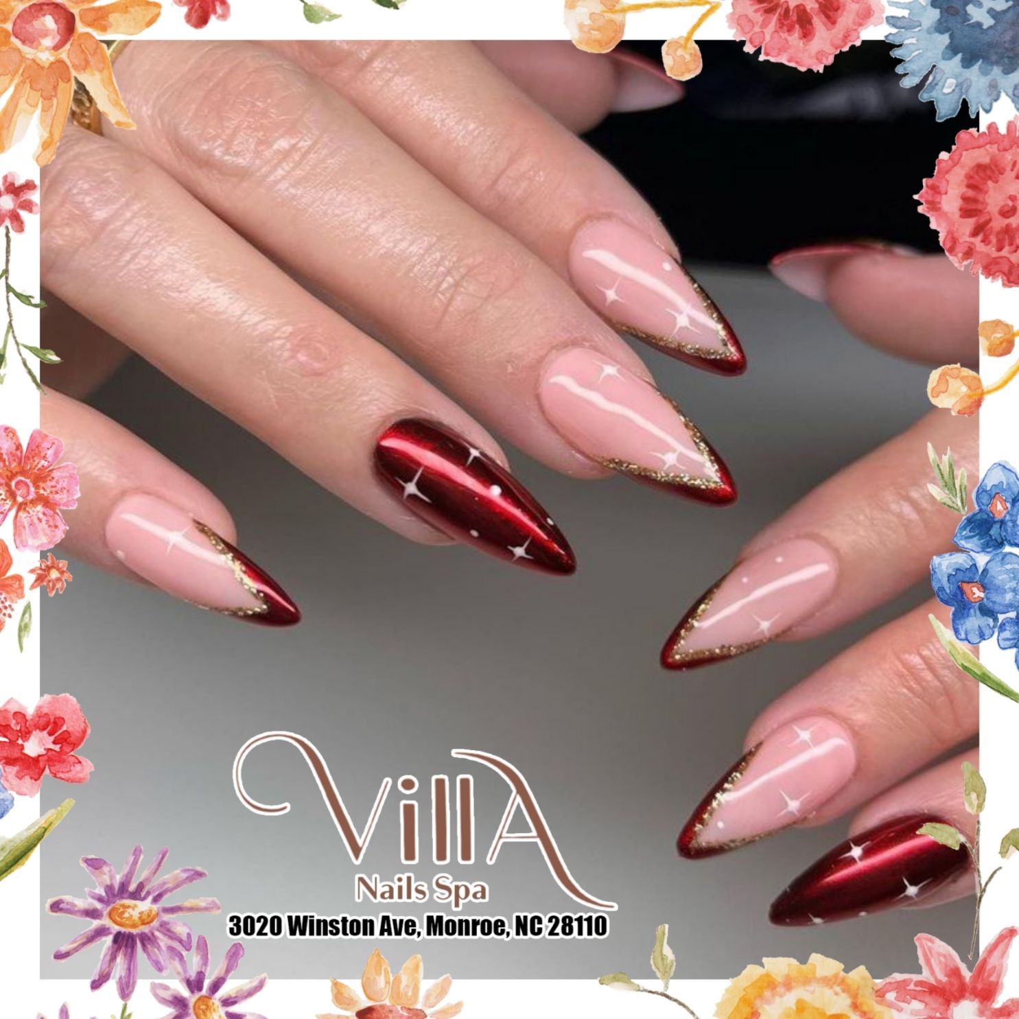 Villa Nails Spa in Monroe, NC 28110
